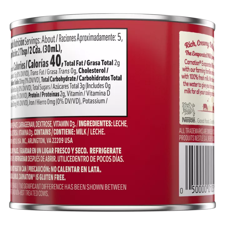 CARNATION Vitamin D Added Evaporated Milk 5 fl. oz. Can
