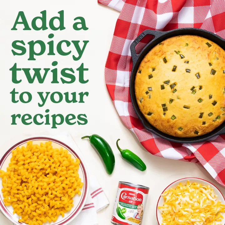 Carnation Evaporated Kickin’ Jalapeño Flavored Evaporated Milk 12 Fl. oz. Can