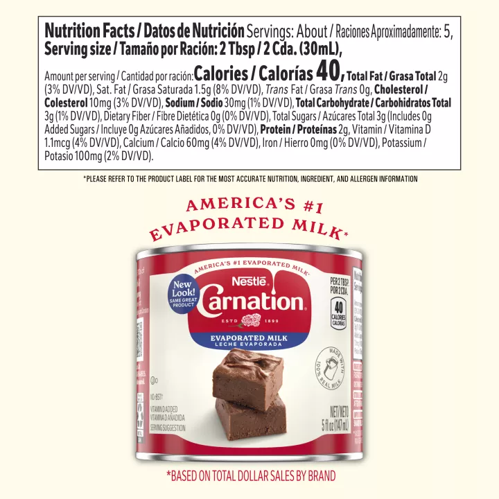CARNATION Vitamin D Added Evaporated Milk 5 fl. oz. Can