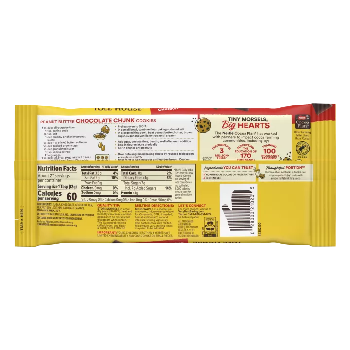 NESTLÉ® TOLL HOUSE® Semi-Sweet Chocolate Chunks