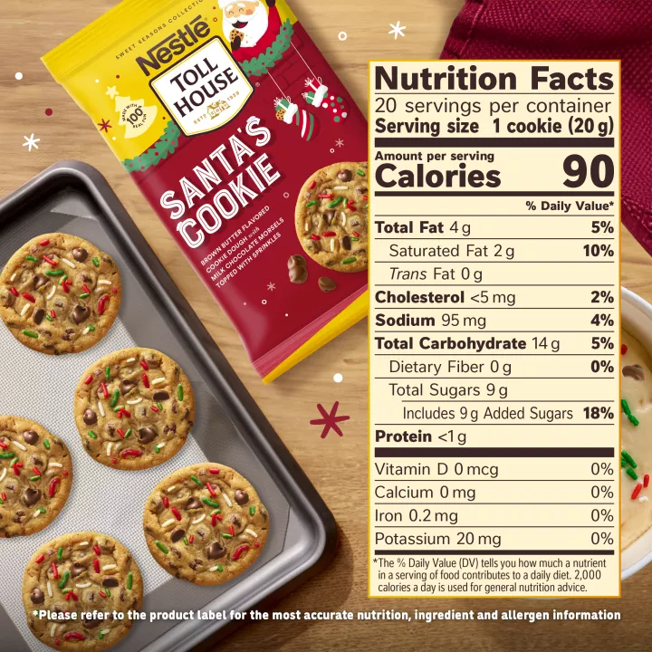 NESTLÉ® TOLL HOUSE® Santa's Cookie Dough